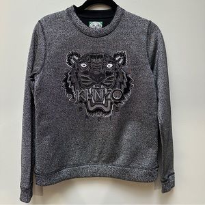 Kenzo Jungle Tiger sweatshirt in Pewter Metallic
